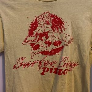 Hot Topic Stranger Things Surfer Boy Pizza T-Shirt